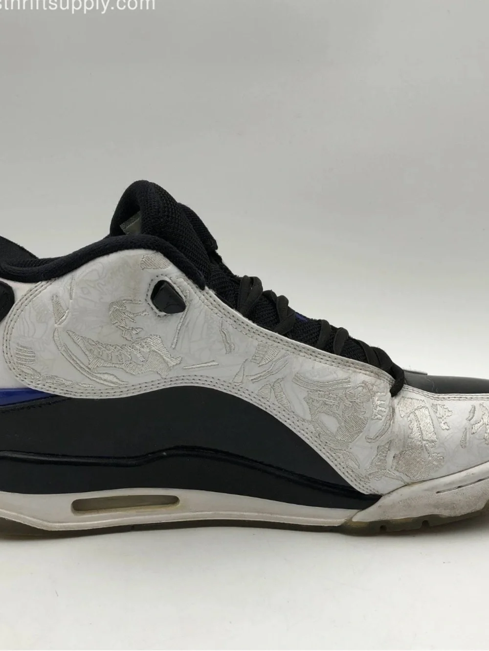 Nike Air Jordan Dub Zero Men’s White Concord Sneakers Size 12.5